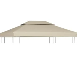 New Paviljongtak 310 g/m² vattentätt | Beige | Storlek: 3 x 4 m Tält & Lusthus