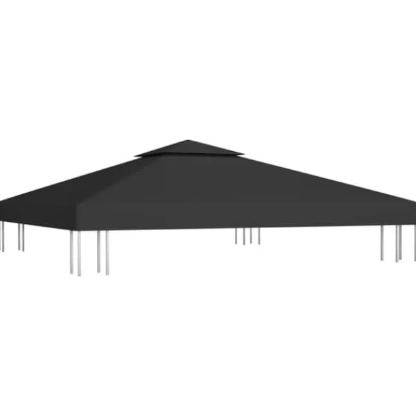 Best Paviljongtak med ventilering 310 g/m² 3x3 m svart - Paviljong - Paviljonger - Home & Living Tält & Lusthus