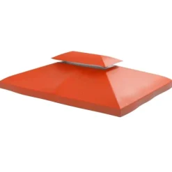 New Paviljongtak 3x4 m, ersättningstak i polyester, roströd Tält & Lusthus