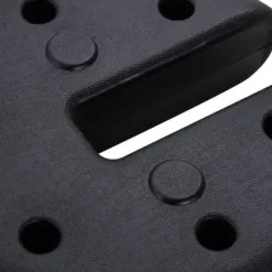 Paviljongvikt, fyllbar upp till 5 kg, HDPE, svart, Ø25x6 cm