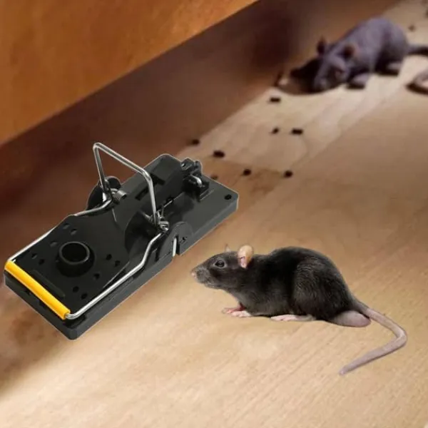 4Pcs Professional Mouse Traps Mousetrap Strong Easy Catcher Control Reusable