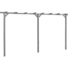 Pergola - - 400x40x205 cm - Imregnerad furu - Vädertålig - Modern design Valvbågar, Spaljéer, Bersåer & Pergolor