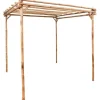 vidaXL Pergola bambu 170x170x220 cm