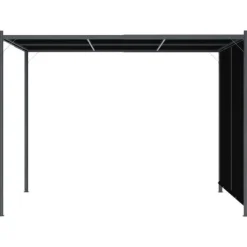 Best Pergola med infällbart tak 3x3 m antracit - Pergola - Pergolor - Home & Living Valvbågar, Spaljéer, Bersåer & Pergolor