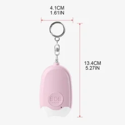 Discount Personlig Alarm Ficklampa Bärbar Självförsvar 130dB Högljudd Varning Nyckelring Säkerhetslampor