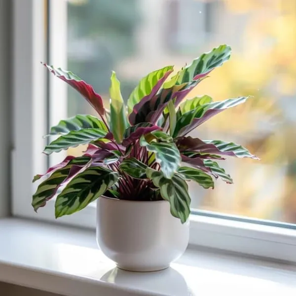 Clearance Påfågelväxt - Kalatea - Set om 2 - Goeppertia insignis - Höjd 30-40cm - ⌀12cm Krukväxter Inomhus