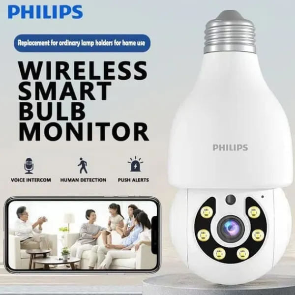 Outlet glödlampa säkerhetskamera WiFi glödlampa säkerhetskameror trådlös utomhus glödlampa kamera rörelsedetektering Kameror för hemsäkerhet Säkerhetsmonitorer & Videokameror