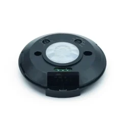 Sale PIR-rörelsesensor tak svart rund Ø10cm ultraplatt Idealed Rörelsedetektorer