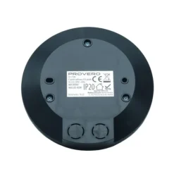Sale PIR-rörelsesensor tak svart rund Ø10cm ultraplatt Idealed Rörelsedetektorer