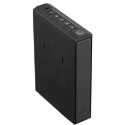 New Pistolskåp - Biometrisk pistollåda - Fingeravtryck/Kod/Nyckel - LED-ljus - Utdragbar - För 1 pistol + magasin - För sängbord/bil - Snabbåtkomst Kassaskåp