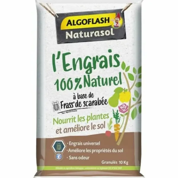 Discount Plant fertiliser Algoflash Naturasol 10 kg Gödningsmedel