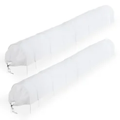 Planthustunnel Set, 500x53x50 cm, Vit