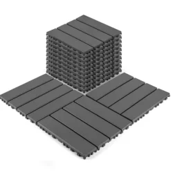 Plastdeckplattor, 44 st, 12