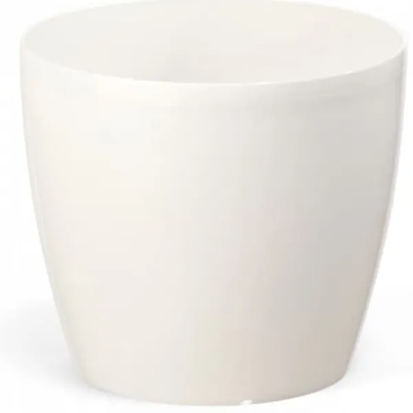 Best Plastkruka vit 15,5 cm Magnolia Krukor & Växtbehållare