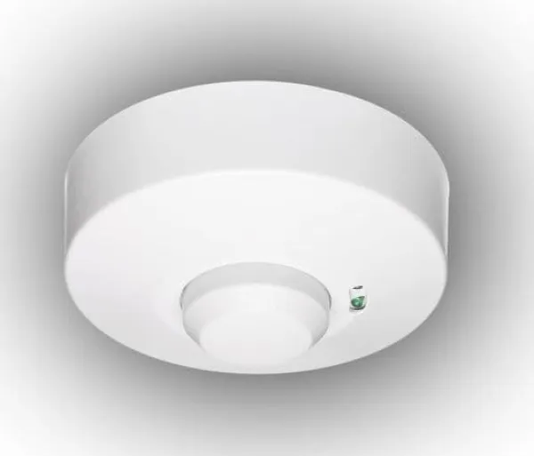 Plastrol Microwave motion sensor 1200W/300W, surface mounted IP20, range 8m CR-M1/ON/WHITE