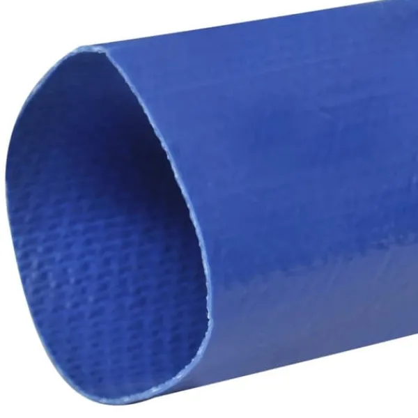 Platt brandslang 25 m 2" PVC för vattenleverans | Färg: Transparent | Storlek: 25 m Brandsläckare