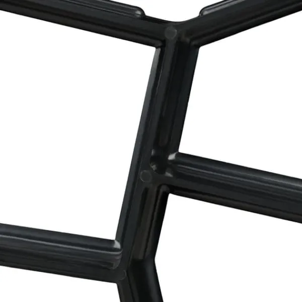 Outlet Plattformsform, 3,5x35x35 cm, Svart Trädgårdsprydnader