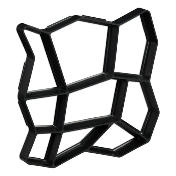 Outlet Plattformsform, 3,5x35x35 cm, Svart Trädgårdsprydnader