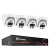 POE Säkerhetskamerasystem, 4K-upplösning, Ansiktsigenkänning, , 3T（户外运动）, 8CH 4pcs 8MP Cameras