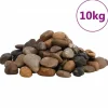 Polerad småsten 10 kg i blandade färger | Färg: Blandade | Storlek: 2-5 cm