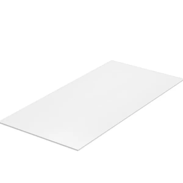 Polykarbonat växthuspaneler 15-pack, 2' x 4', takplåtar, hållbara och energieffektiva, perfekt för växthus och utomhusutrustning
