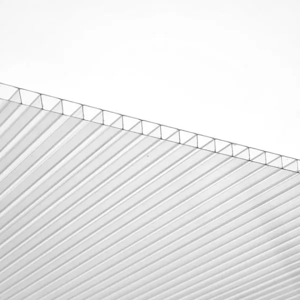 Polykarbonat växthuspaneler 15-pack, 2' x 4', takplåtar, hållbara och energieffektiva, perfekt för växthus och utomhusutrustning