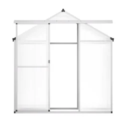 Best Polykarbonatväxthus 6x4 Ft, Utomhus Walk-in Växthus, För Trädgårdsanvändning Växthus
