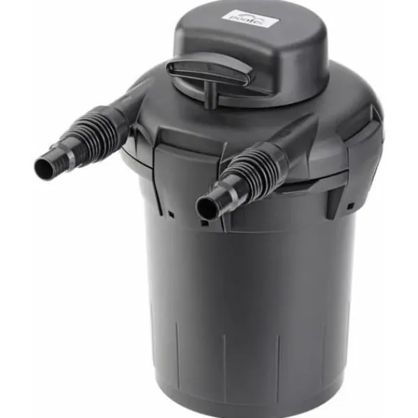 New PONTEC PondoPress Set 5000 Tryckfilter - Garanterat klart vatten - 1500 l/h - Svart - Filtreringsblock Fontäner & Dammar