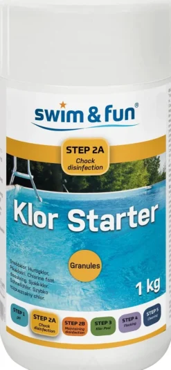 Pool Klor Starter Granules 1kg Pool- & Spatillbehör