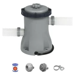 Bestway Poolpaket - 6-delat - Steel Pro Rund 366x76 cm
