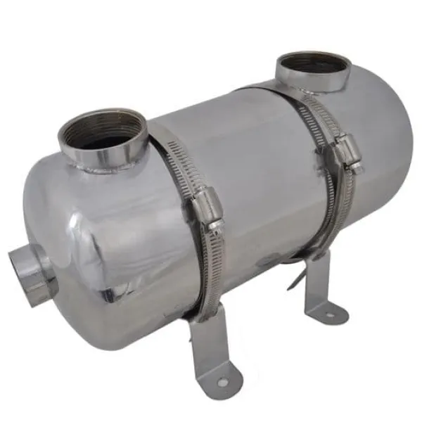 vidaXL Poolvärmeväxlare 355 X 134 Mm 40 Kw