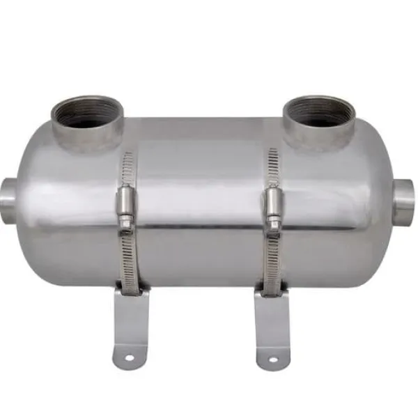 vidaXL Poolvärmeväxlare 355 X 134 Mm 40 Kw