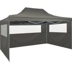 Sale Pop-Up hopfällbart partytält med 4 sidoväggar 3x4,5 m antracit - Partytält - Festtält - Home & Living Tält & Lusthus