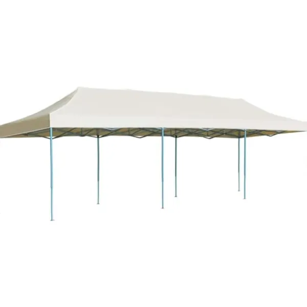 Pop-Up hopfällbart partytält gräddvit 3x9 m - Partytält - Festtält - Home & Living
