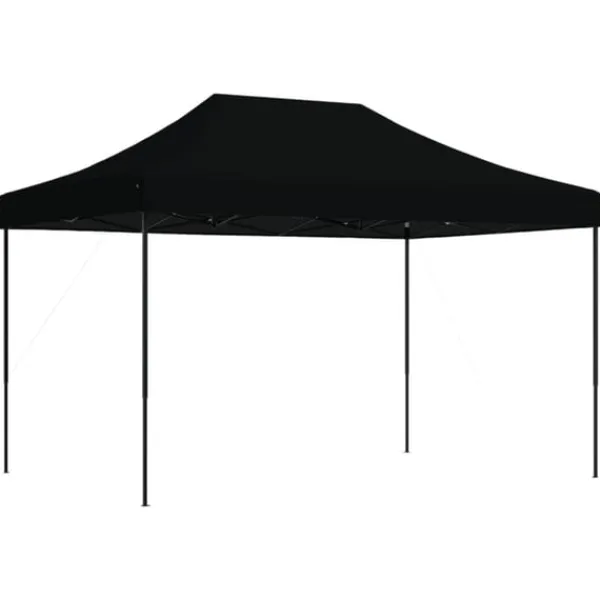 Sale Pop-Up hopfällbart partytält 410x279x315 cm svart Tält & Lusthus