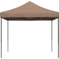 New Pop-Up hopfällbart partytält 292x292x315 cm brun Tält & Lusthus
