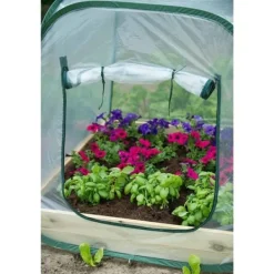 Sale Pop-up växthus för trädgården - NATURE - 100x100x100 cm - Transparent PE - UV-skydd Växthus