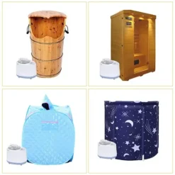 Discount Portabel bastuångare - Ånggenerator - 3 L Kapacitet - 1000 W - Fjärrkontroll - ABS/PP & Rostfritt Stål - För Hemmaspa & Detox Bastu