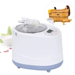 Discount Portabel bastuångare - Ånggenerator - 3 L Kapacitet - 1000 W - Fjärrkontroll - ABS/PP & Rostfritt Stål - För Hemmaspa & Detox Bastu