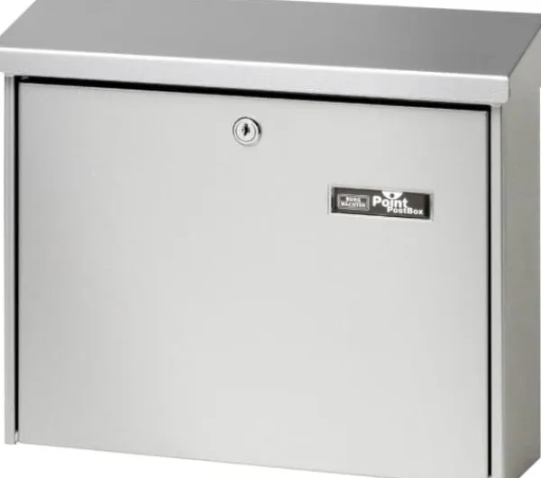 Discount Postbox Burg Wächter JOURNAL 5867 SI Stålplatta Silver Nyckellås Postlådor & Brevlådor