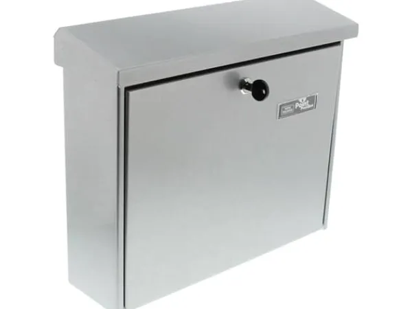 Discount Postbox Burg Wächter JOURNAL 5867 SI Stålplatta Silver Nyckellås Postlådor & Brevlådor