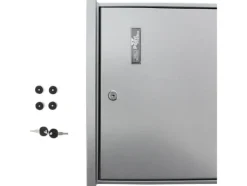 Discount Postbox Burg Wächter JOURNAL 5867 SI Stålplatta Silver Nyckellås Postlådor & Brevlådor