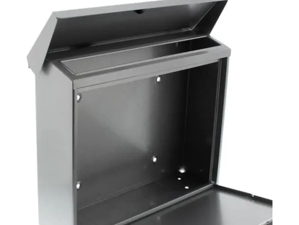 Discount Postbox Burg Wächter JOURNAL 5867 SI Stålplatta Silver Nyckellås Postlådor & Brevlådor