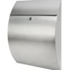 Postbox Burg Wächter RIVIERA 3835 NI Silver Rostfritt stål Nyckellås