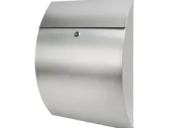 Postbox Burg Wächter RIVIERA 3835 NI Silver Rostfritt stål Nyckellås
