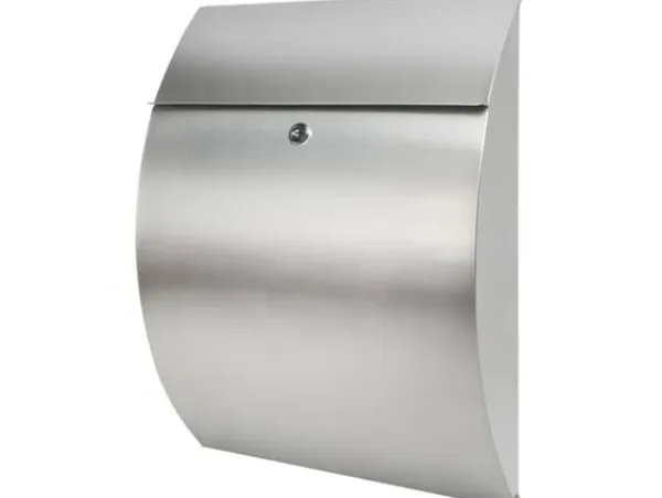 Postbox Burg Wächter RIVIERA 3835 NI Silver Rostfritt stål Nyckellås