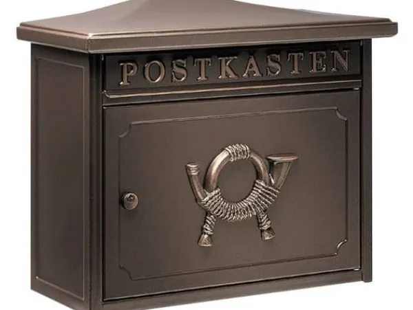 Postbox Burg Wächter SYLT 1883 K Stålplatta Koppar (metallisk) Nyckellås Postlådor & Brevlådor