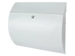 Postbox Burg Wächter TOSCANA 856 W Stålplatta Vit Nyckellås