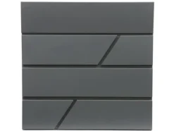 Online Postbox hushåll PW-612-6, grå, 10,5 cm x 37,1 cm x 36,2 cm Postlådor & Brevlådor
