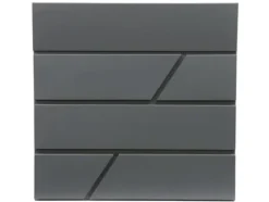 Online Postbox hushåll PW-612-6, grå, 10,5 cm x 37,1 cm x 36,2 cm Postlådor & Brevlådor